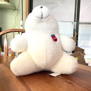 **VINTAGE** 1993 Coca Cola Collectable - Stuffed Animal Plush - Polar Bear